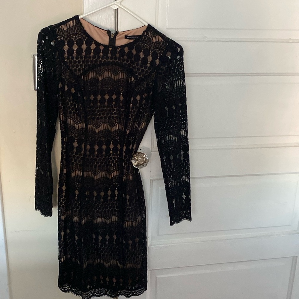 Black sheath dress